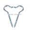 3-7/8 inch zinc-plated steel screw hook (3-piece package)