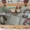 New 4 persons wicker high quality picnic basket