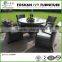 Hot!!! Resin wicker outdoor Rattan dining set