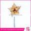 2015 hot sale decorative nature linen giant artificial christmas flowers with letters