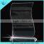 3 side acrylic menu stand