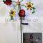 2017 Hot sales New design Solar Power Metal stake Garden Lights Stake For Decorative Garden Stakes