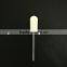 Polishing Drill Barrel Ball Total Length 40MM Fine Type Head Blade Diameter 13MM White Ceramic Burr for Nail