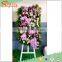 new design artificial silk hydrangea rose flower wall for wedding backdrop decor, bridal bouquet