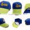 Collage Fabric Color Caps Sport Style Baseball Hats With Printed Logo