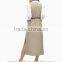 new fashion ladies chic sleeveless belted long vest wholesale