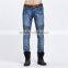 Brand men's fashion men's jeans bule jeans hole personality male personality pants beggar