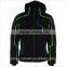 2016 men's colorful reflecetive stripe waterproof ski jacket