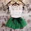 New 2pcs/set Baby Girl Children's Beauty Lace Agaric casual baby girl dresses SV009464#