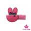 SPA052-5 Lovebaby Yiwu Cheap Solid Color With Small Bow Rabbit Clips Girls Wear