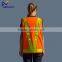 Hot sales customizable label polyester reflective crystal lattice safety vest