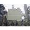 Wide spacing of top vibration electrical dust collector