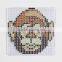 Diyfashion 5mm mini hama perler fuse beads Gorilla set with pegboard iron paper and twezzer fuse beads set toys 18001