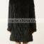 YR291 New Fashion Classic Black Girl Knit Fur Coat Fox