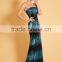 A-line Sweetheart Floor-length Chiffon with Appliques Beading Sash evening dress party dress P006