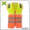 Australian standards reflective mesh yellow security safety vest