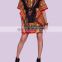African Women Kaftan Caftan dashiki Print Long Dress Hippie Drawstring Free Size Maxi Gown 1 Size Plus AFRICAN kaftan wholesale