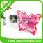 Three-dimensional digital butterfly table clock