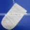 Customized logo unique bulk printing color soft canvas drawstring bag