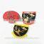 Custom enamel pin or metal pin with butterfly clutch backing with custom logo and glass
