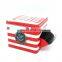 Top grade custom design printed square metal tin box with lid
