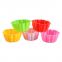 Free Sample Food Grade Heat resistant Nontoxic Silicone Cake Mold Baking Mousse Pudding Chocolate Mold Tool Flower Shape