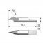 Zund Drag blade Z4 / 3910116, Esko Drag blade BLD-KC104 (i-104) / G42447532