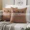 Home Decorative  pillow case Solid Linen pillow protector for sofa
