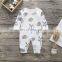 Infant Baby unisex cotton Romper Hedgehog Printed Long Sleeve baby Bodysuit