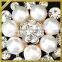 High Quality Imitation pearls sherwani brooch Pin FB031