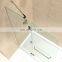 Factory easy clean glass diamond style sliding shower door tempered glass