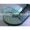 Glass manufacturer high quality custom elevator tempered curved clear glass