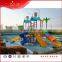 outdoor commercial water park equipment CE water kids pool slide play structure