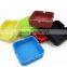 Cheapest Silicone Ashtray Eco Friendly Black Shatterproof Cigar Funny Ashtray Rubber Silicone Ashtray