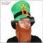 cheap st patricks day green hat with beard