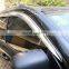 Chrome door visor side window deflector shade sun rain shield silver strips guard for Jeep Compass