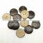 Custom Round 2 Holes Brown Natural Coconut Shell Button For Shirts Clothes