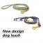 High elastic rope dog leash with safe metal hook
