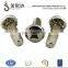 cross recess pan head torx head sem screw with serrated lock washer