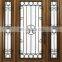 Canada Home Wrought Iron French Doors Exterior Decorative Front Double Door