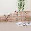 Home use two layers unfinished wooden jewelry box with drawers table decoration boxes