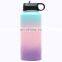 32 64oz Large stainless steel thermos cup bottle gradient color space thermo kettle vacuum thermal flask insulated water bottles
