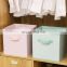 2021 New Arrival Basket Organizer Pink Foldable Fabric Toy Other Storage Boxes & Bins