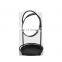 Hot Sale Modern Design Black Standing Makeup Mirror with storage cosmetic mirror