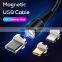 Nylon Braided Magnetic Type C Fast Charging Usb Cable,Mobile Phone Micro Usb Charger Data Cable