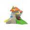 Good quality Garden plastic play house for kids with slide little kids mushroom playhouse
