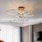 Gold White Modern LED Chandelier Lighting Decorative Ceiling Modern LED Lights For Living Room Bedroom