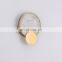 Round Marble LED Wall Lights Living Room Bedside Lighting Fixtures Gold Metal Surface Mounted Wall Lamp