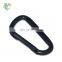 7.5*80mm D type Safety Carabiner snap hook spring hook plated Black Coated