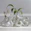 Modern Decorative Handmade Art Porcelain Matt White Mini Ceramic Pot Irregular Flower Vase Creative Nordic INS Style